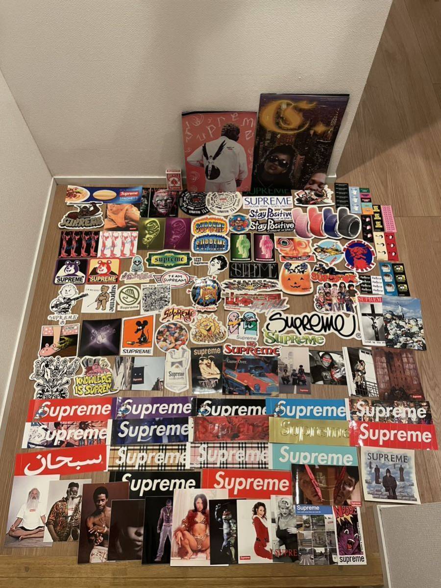 Supreme ステッカー セット 合計107枚 ポスター Yohji Yamamoto Zine 