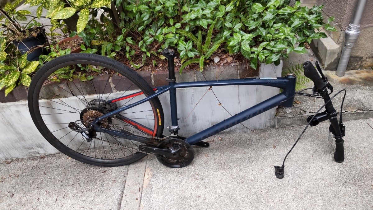 スペシャライズド クロスバイクフレーム、後輪、