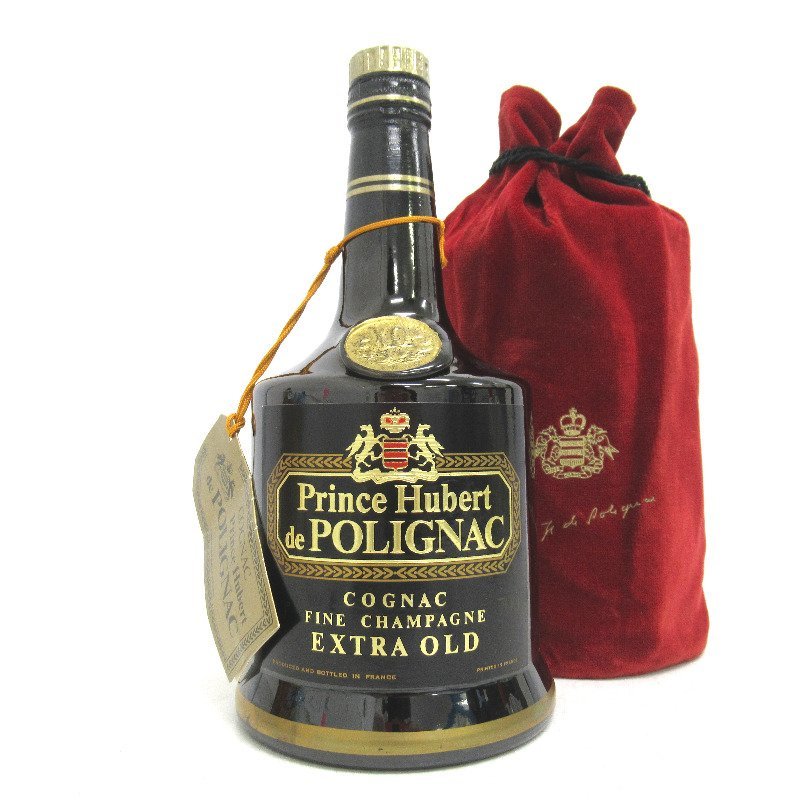 ブランデー プリンスユベール ポリニャック XO エクストラオールド 700ml 巾着付