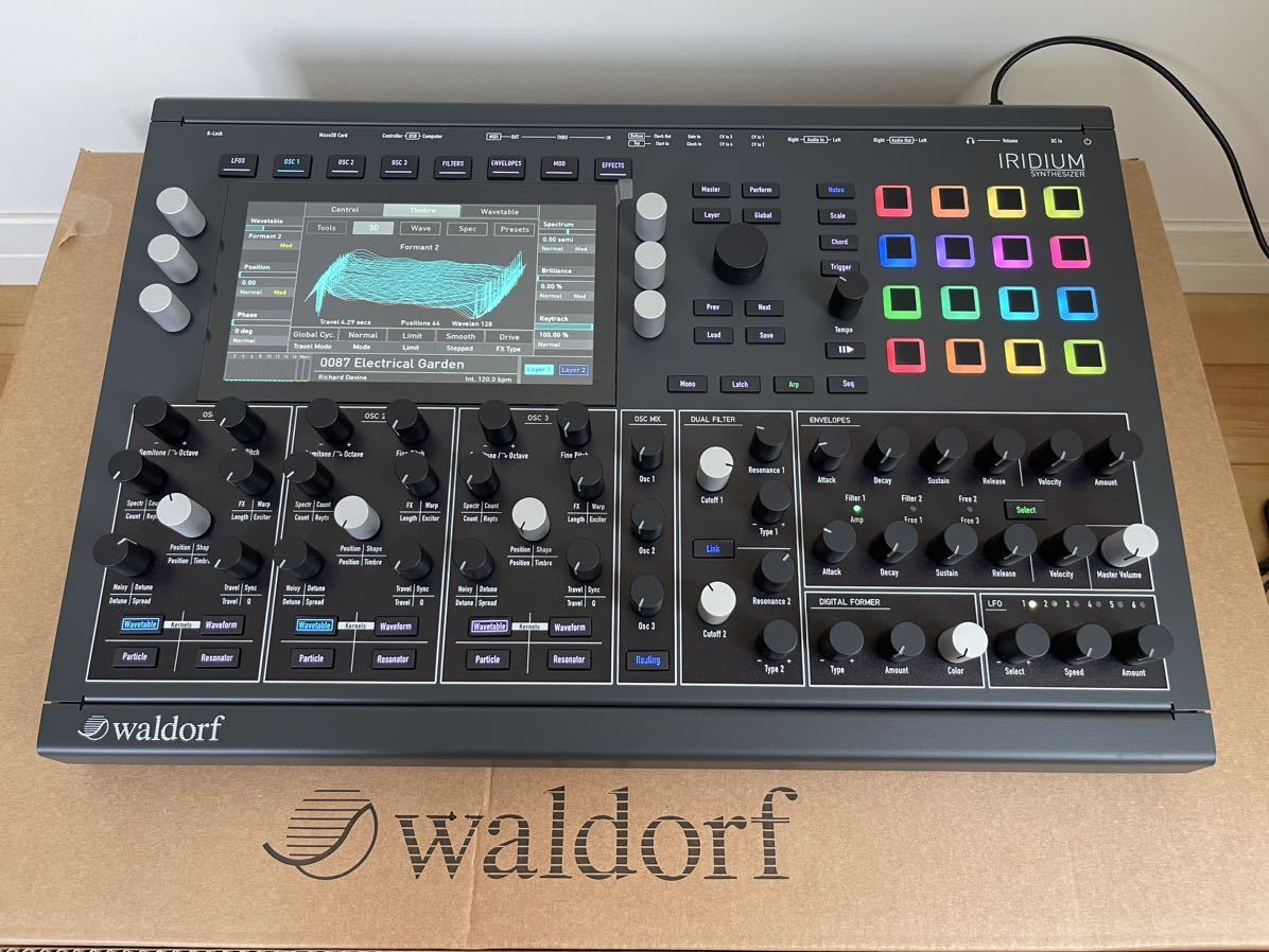 Waldorf Iridium 16-voice Dual Timbral Polyphonic Digital Synthesizer Module