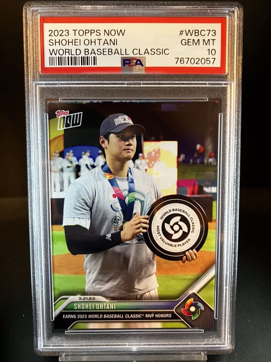 PSA10 WBC 大谷翔平 MVP 受賞 侍ジャパン TOPPS NOW SHOHEI OHTANI GEM