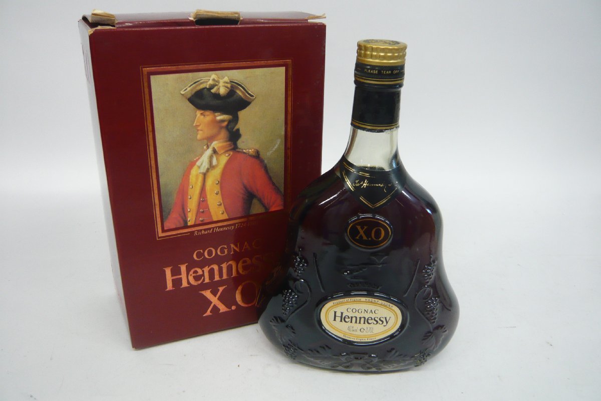 1円～ おたからや◆K0127　ヘネシーHENNESSY　XO　グリーン　40％　700ml　ブランデー　コニャックCOGNAC