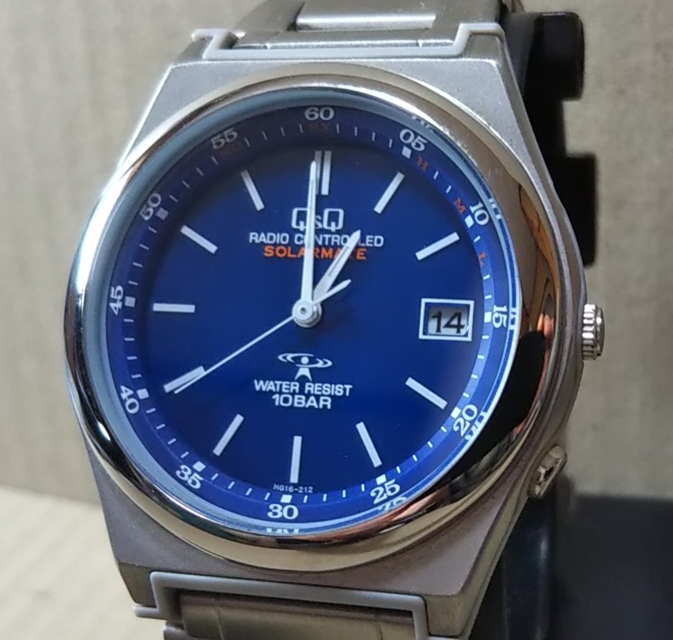 Q&Q HR15 シチズン CITIZEN Citizen 腕時計 Silver Solar - Radio 