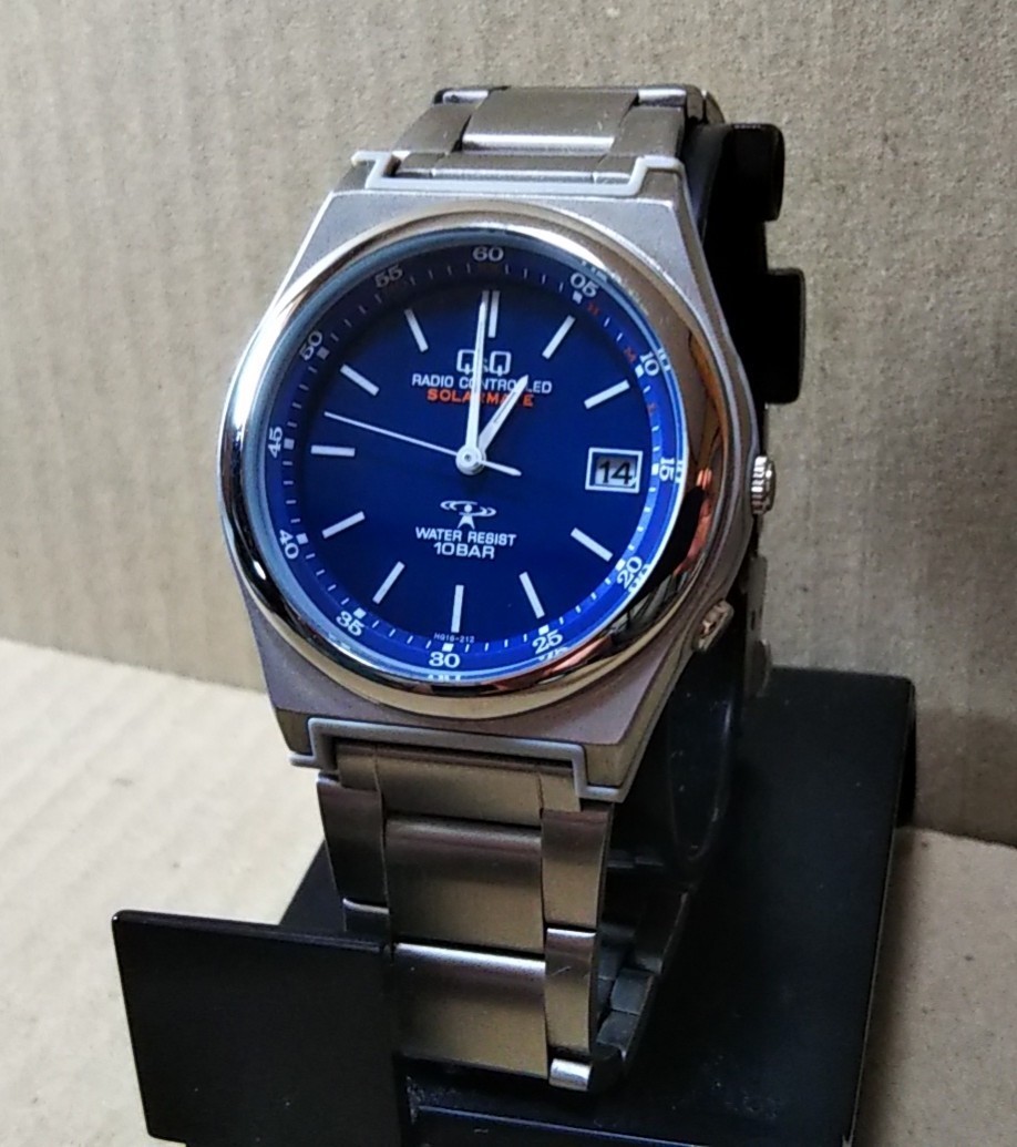 Q&Q HR15 シチズン CITIZEN Citizen 腕時計 Silver Solar - Radio 