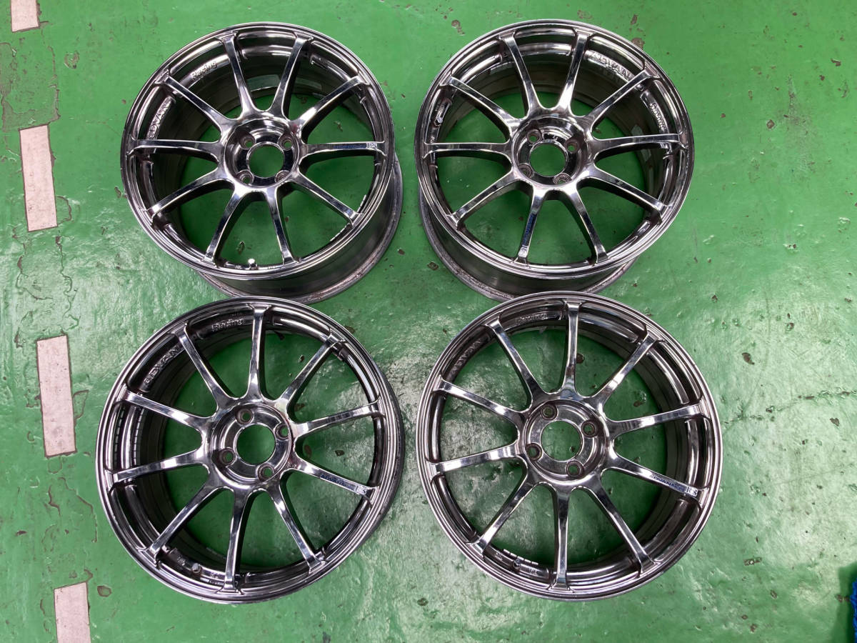 ADVAN Racing RS 17x7.5J+35 4H PCD100 中古4本セット 【公式通販】