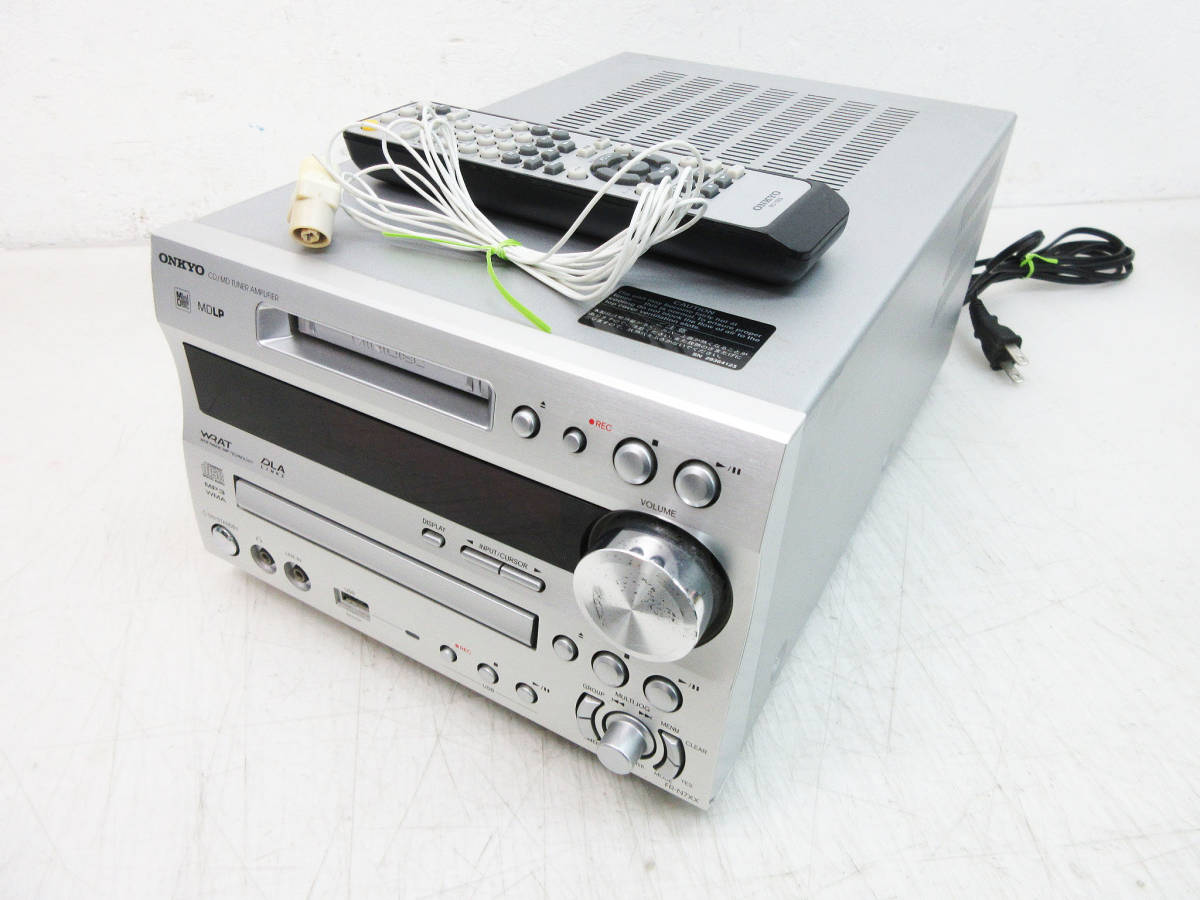 F6441○オンキョー ミニコンポ○ONKYO FR-N7XX○リモコン RC-790S 付