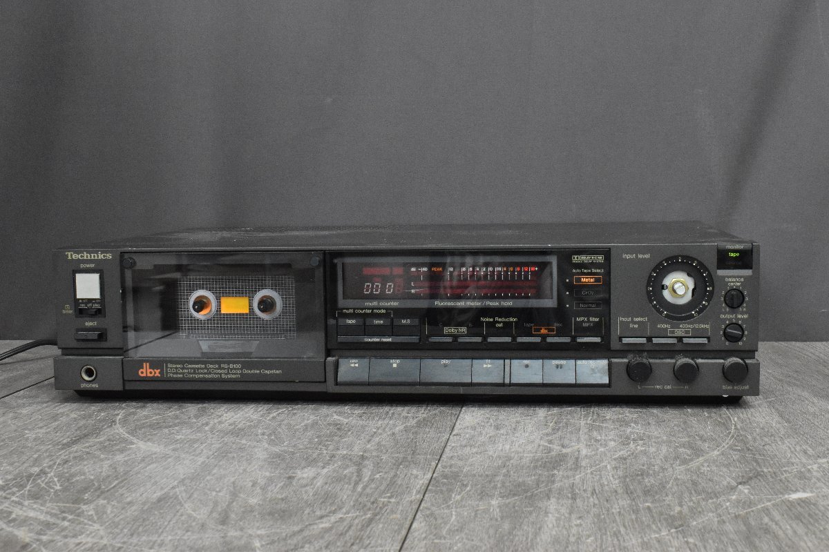 ◇s2241 ジャンク Technics テクニクス カセットデッキ RS-B100 【公式 
