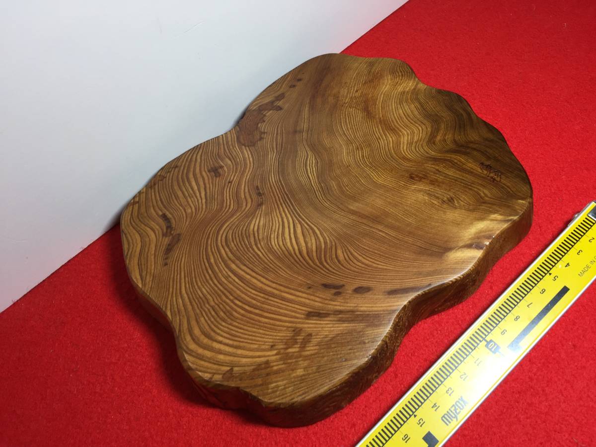 敷台2510 銘木屋久杉工芸品 インテリア家具 世界遺産 花台 焼き出し