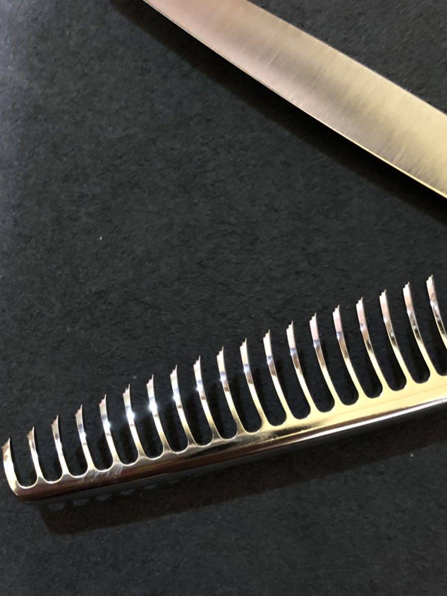 新品未使用　理美容鋏　KITA IDEA セニングシザー K60-20_2