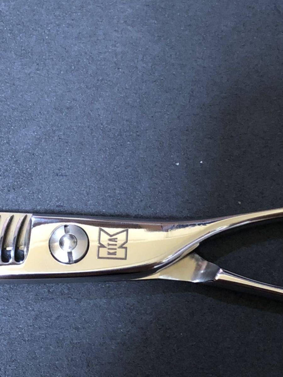 新品未使用　理美容鋏　KITA IDEA セニングシザー K60-20_3