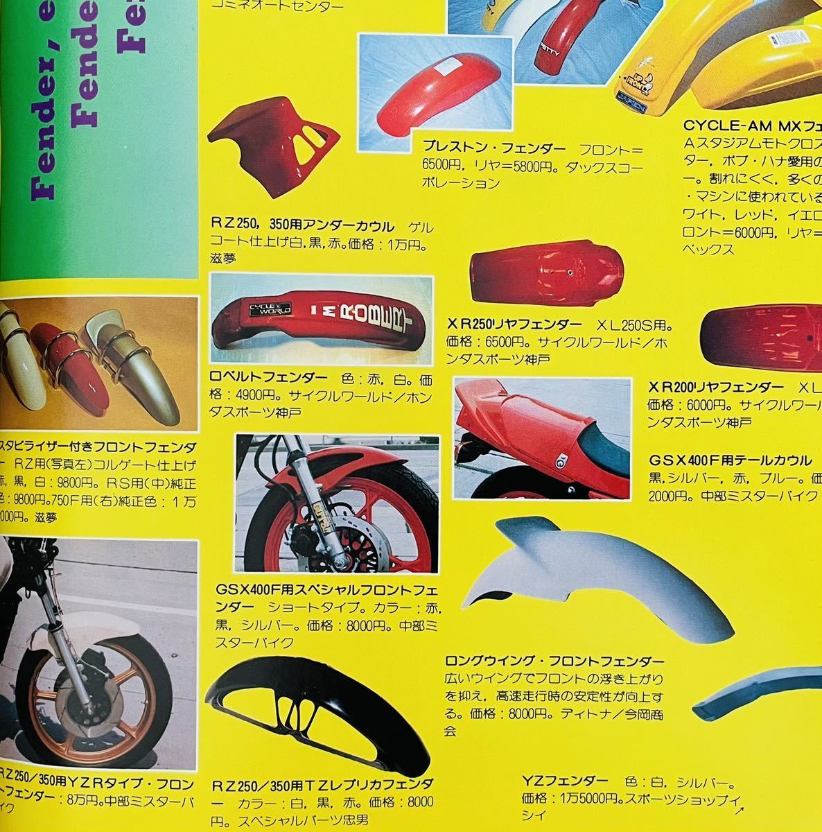XJR400BEETフェンダーイノウエキジマセレクトJMCキタコビートコミネ 青臭い