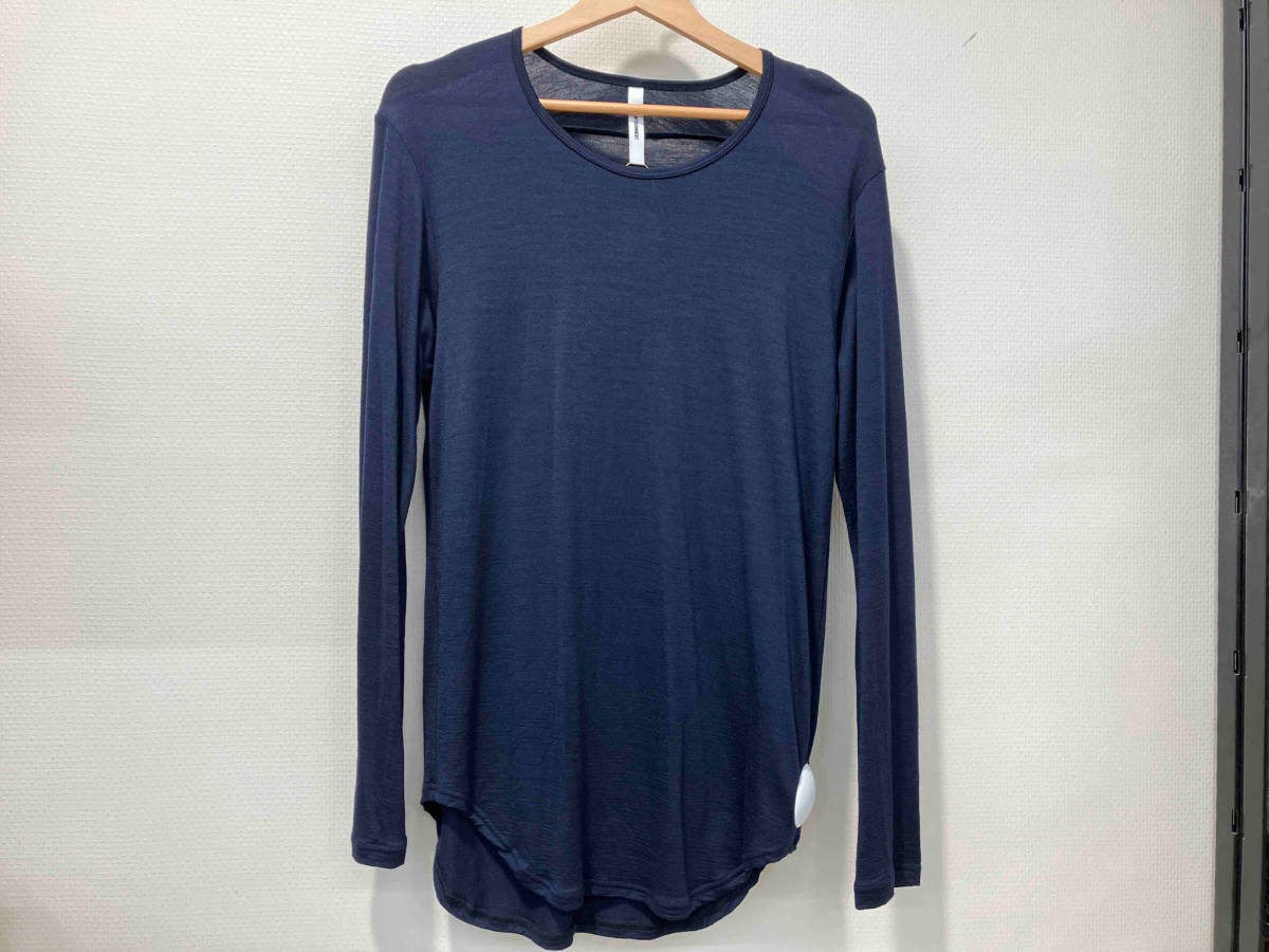 ATTACHMENT ウール カットソー 長袖Tシャツ 2 ネイビー AJ93-211 
