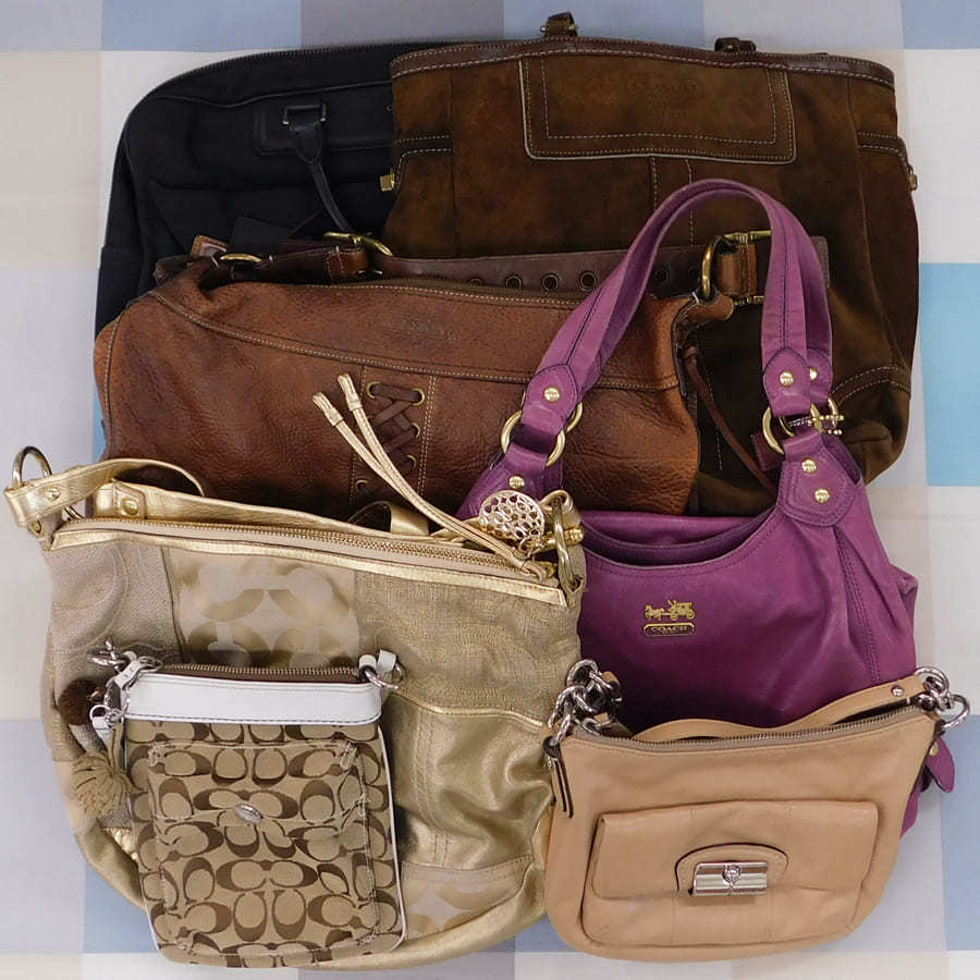 【7点まとめ売り】COACH ハンドバッグ ビジネスバッグ レザー キャンバス 高品質，人気SALE 1円 □ コーチ 7点まとめ ショルダー・ハンドバッグ