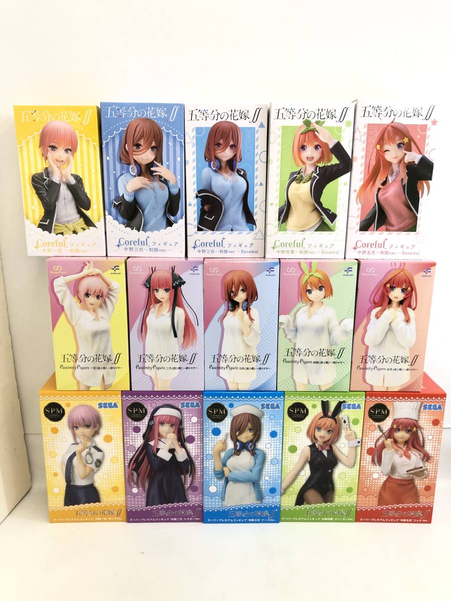 T230717-04S/ 未開封 五等分の花嫁 プライズ フィギュア まとめ 一花