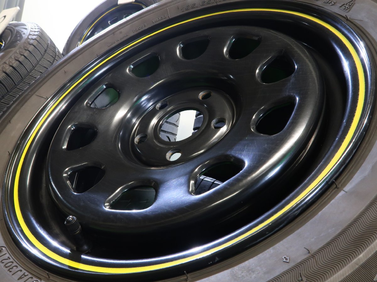 4本 ルノー カングー 社外 デイトナ SS 15インチ スチール 5H PCD 108 