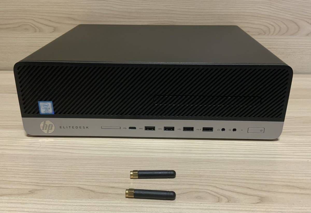 美品　HP EliteDesk 800 G5 i5 9500 メモリー16G 新品M.2 NVMe 256GB+1TB GTX750 Ti GDDR5 2G 無線LAN Bluetooth