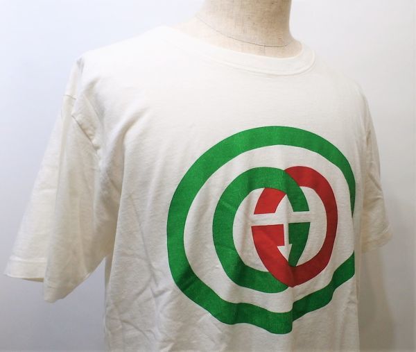 国内正規 GUCCI インターロッキング プリント半袖Tシャツ 565806 