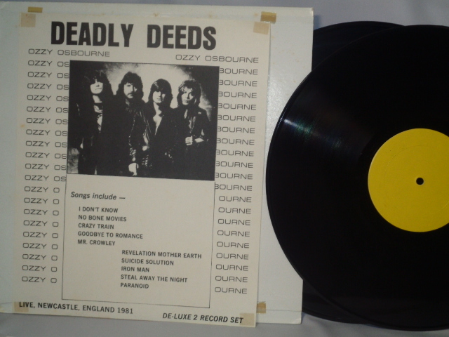 OZZY OSBOURNE/DEADLY　DEEDS　2LP