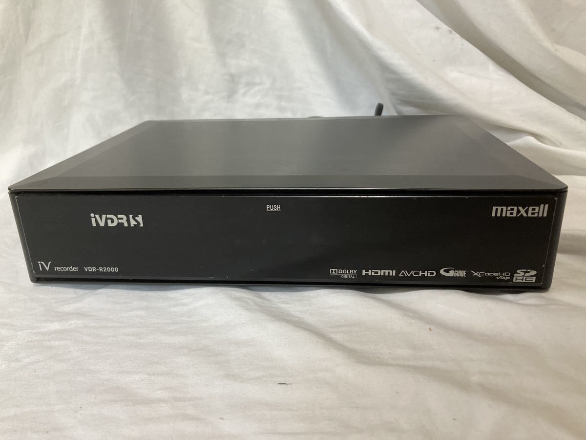 maxell VDR-R2000 IVレコーダー iVDR s ジャンク maxell VDR-R2000 VDR