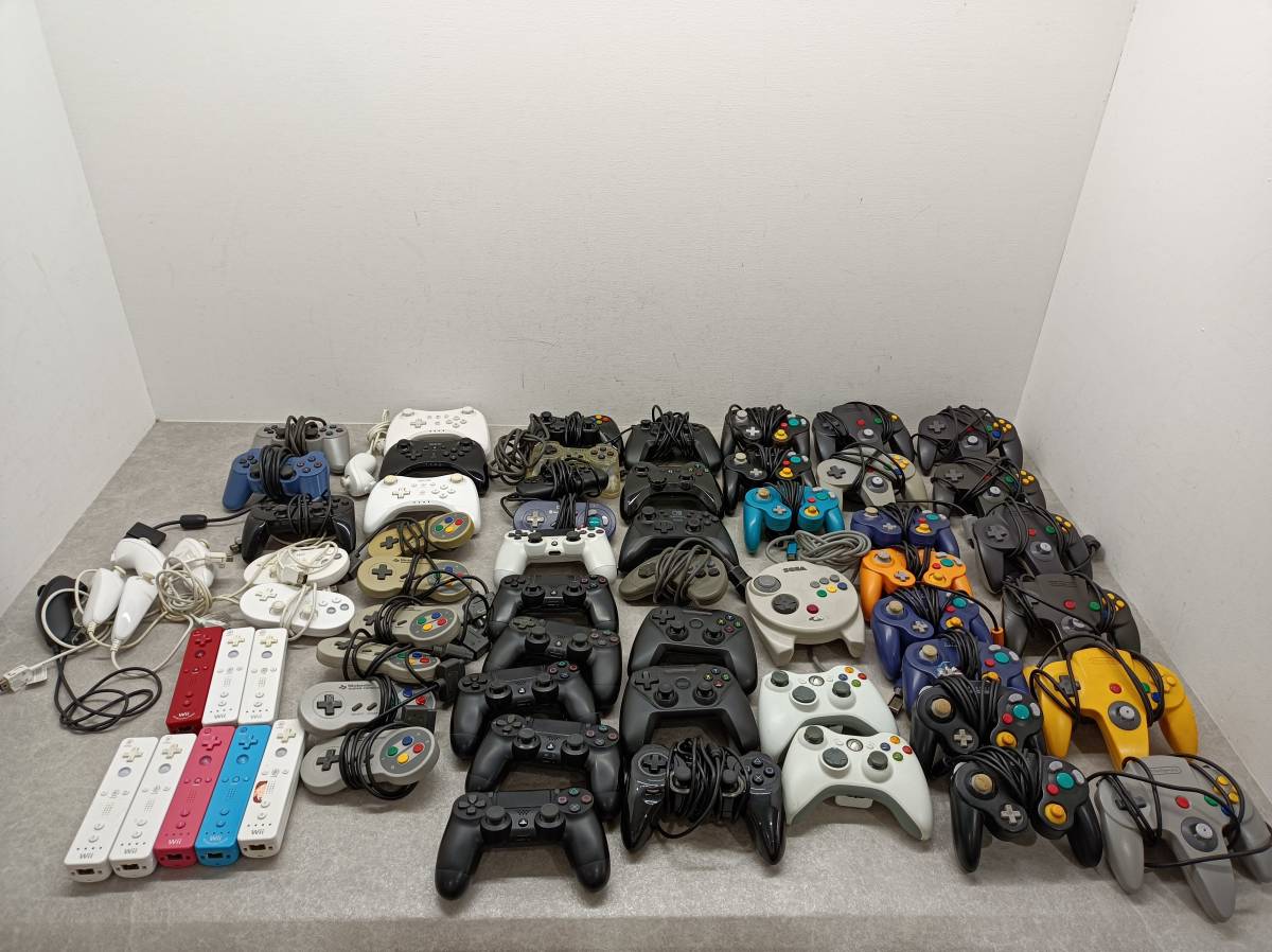 063 A 【ジャンク】 PS4、PS2、Wii、その他レトロコントローラーまとめ