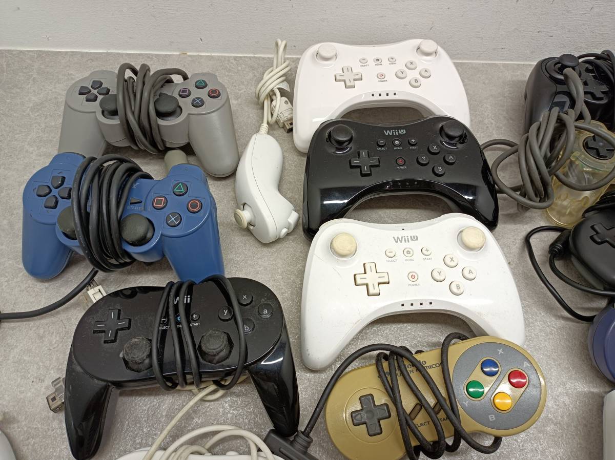 063 A 【ジャンク】 PS4、PS2、Wii、その他レトロコントローラーまとめ