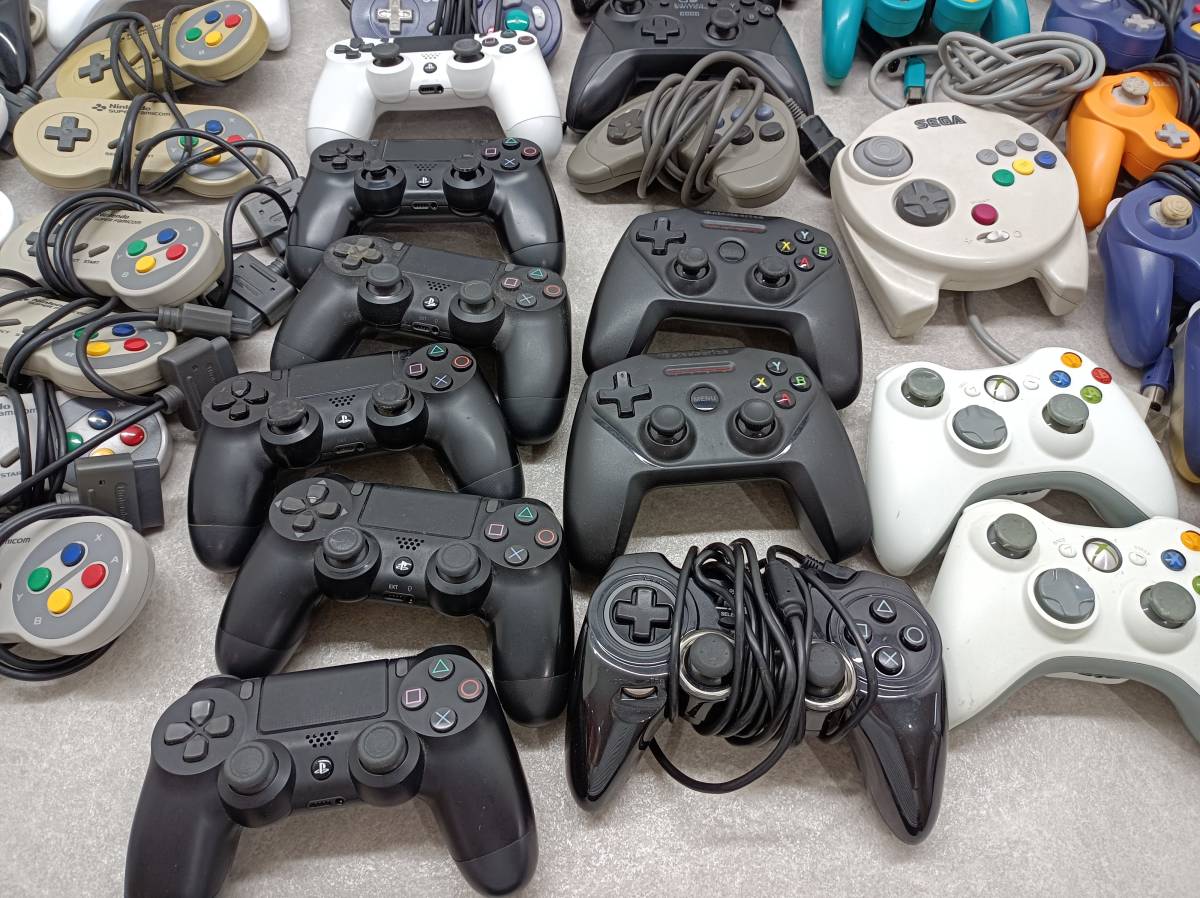 063 A 【ジャンク】 PS4、PS2、Wii、その他レトロコントローラーまとめ