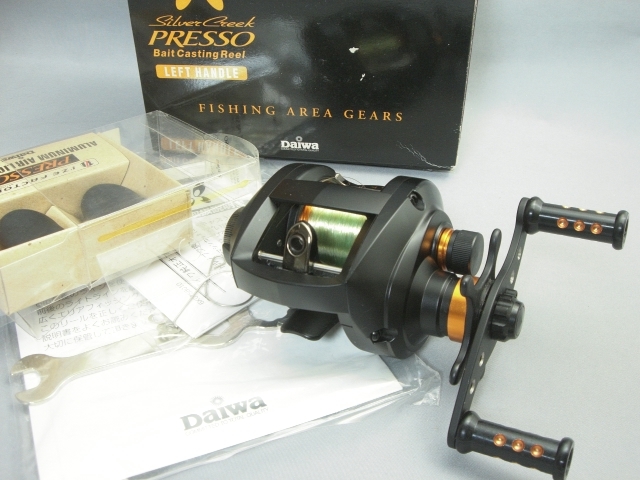 DAIWA ダイワ PRESSO プレッソ ベイトリール【LEFT HANDLE 左手巻