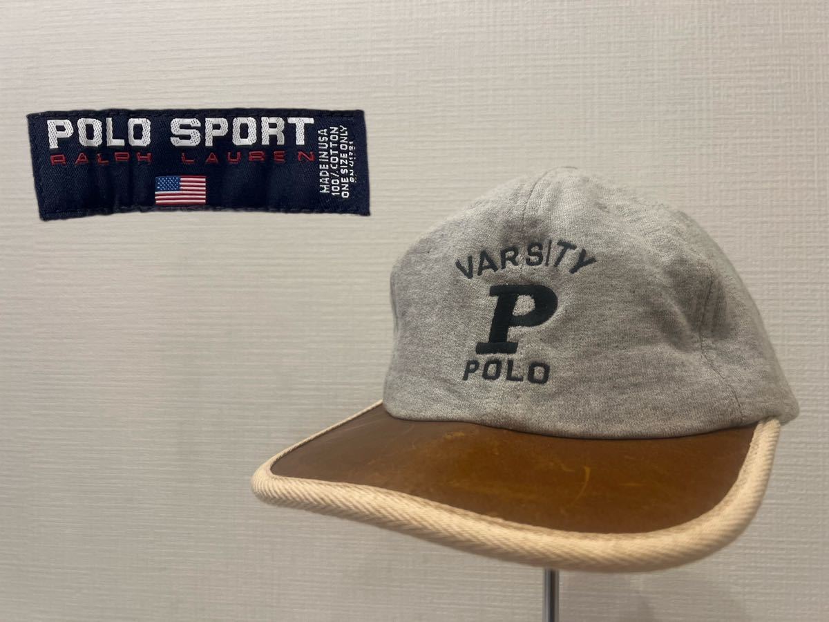 ☆POLO SPORT☆ポロスポーツ☆90s☆USA製☆キャップ帽子☆6パネル