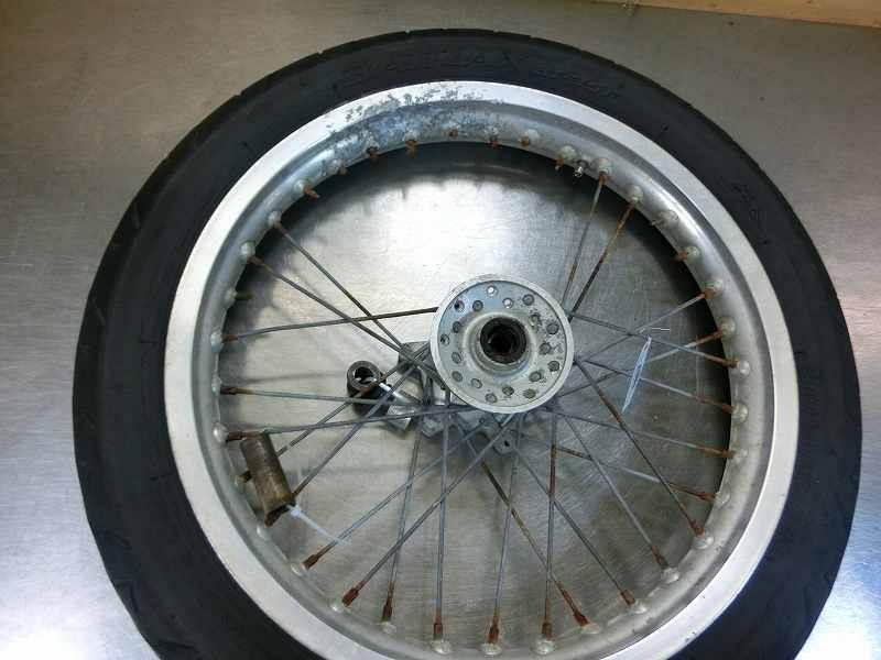 DT230ランツァ フロントホイール タイヤ付き 4TP 12 YAMAHA DT230