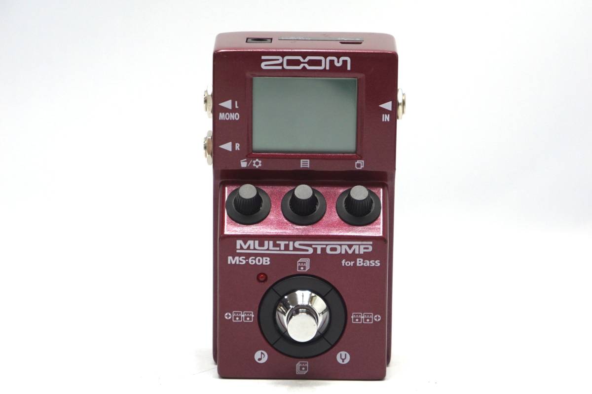 新品未使用】ZOOM MS-60B+ 定番ベース用マルチエフェクター MS-60B+
