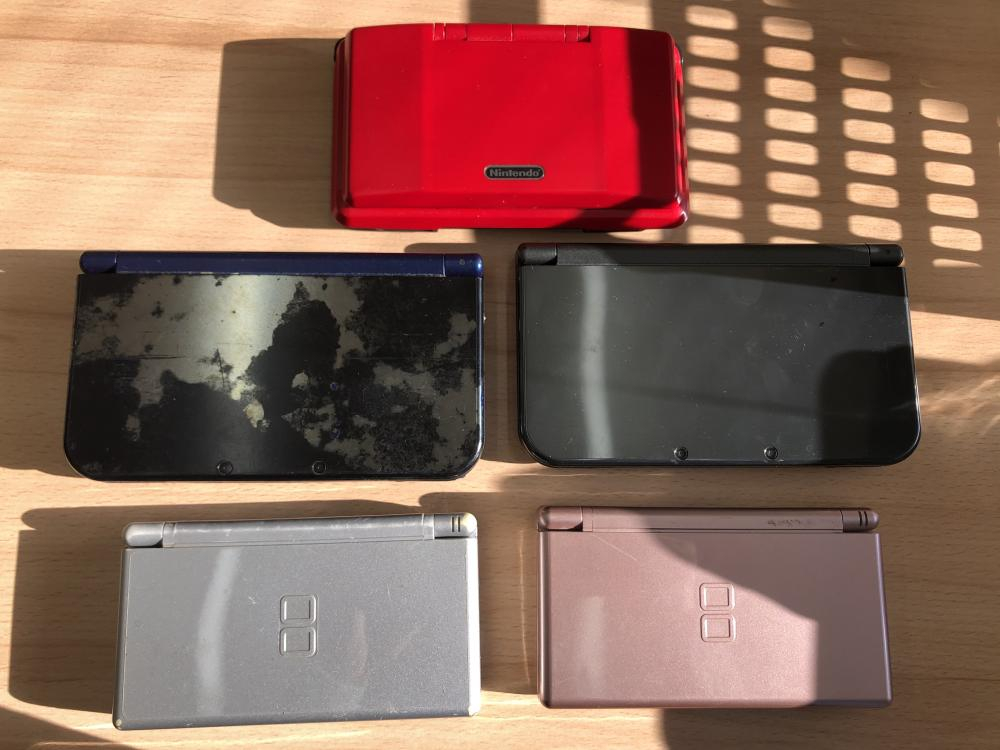 ジャンク】New3DSLL 2台/DSLite 2台/DS 1台 本体のみ まとめ売り