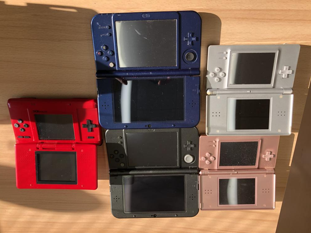 ジャンク】New3DSLL 2台/DSLite 2台/DS 1台 本体のみ まとめ売り