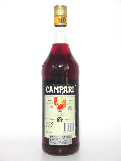 L2】カンパリ 00年代 旧ボトル 正規品 1000ml【CAMPARI】 L2】 旧