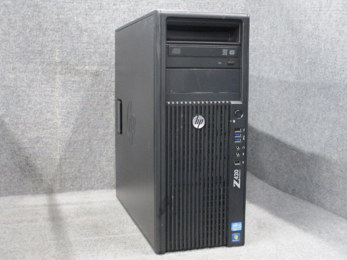 HP Z420 Workstation Xeon E5-1603 2.8GHz 4GB DVDスーパーマルチ AMD