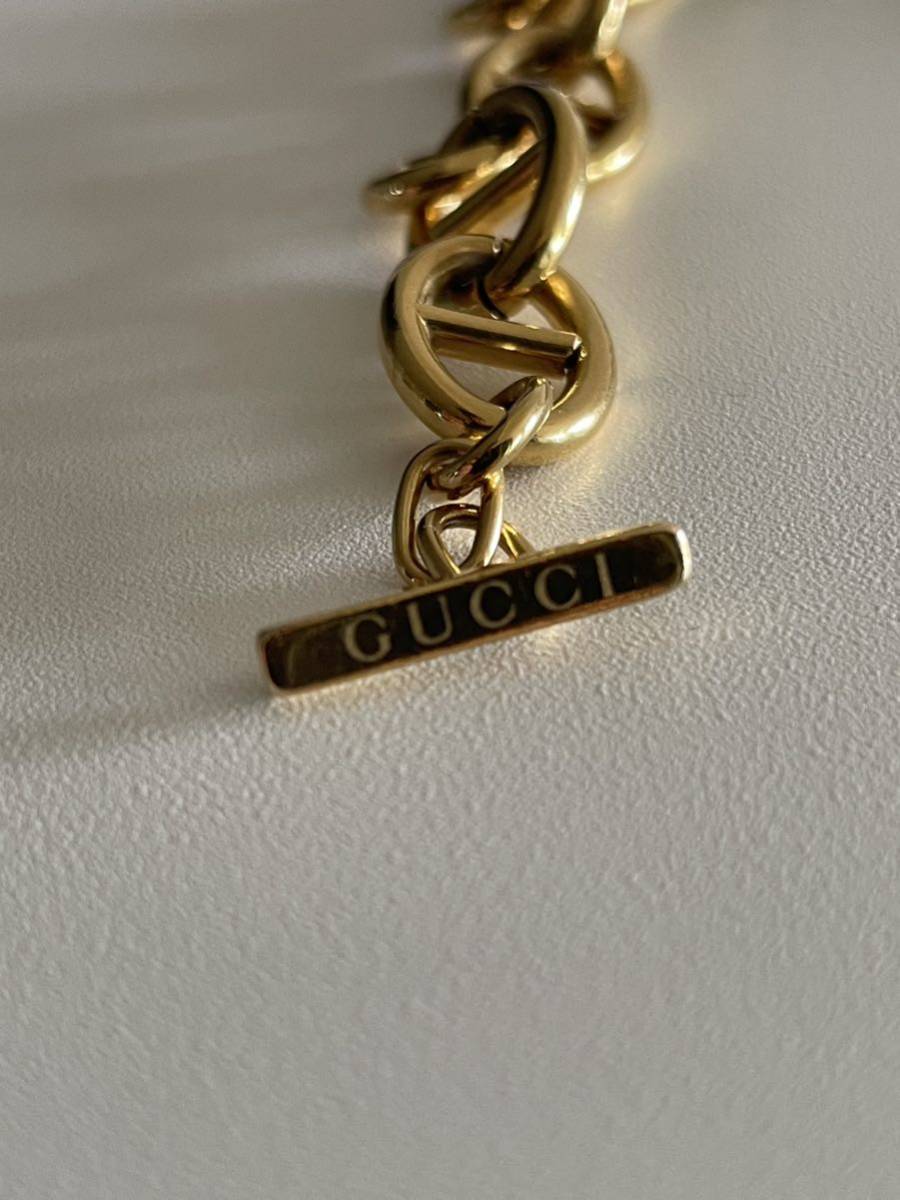 GUCCI トムフォード期 シェーヌダンクル ブレスレット ゴールド 