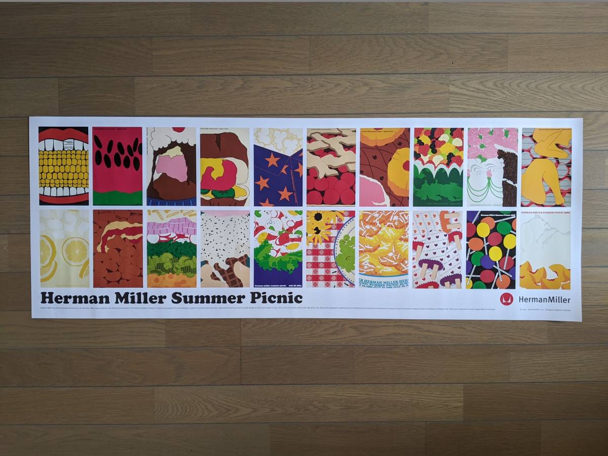 herman miller ハーマンミラー社　ピクニックポスター　2012年　未使用