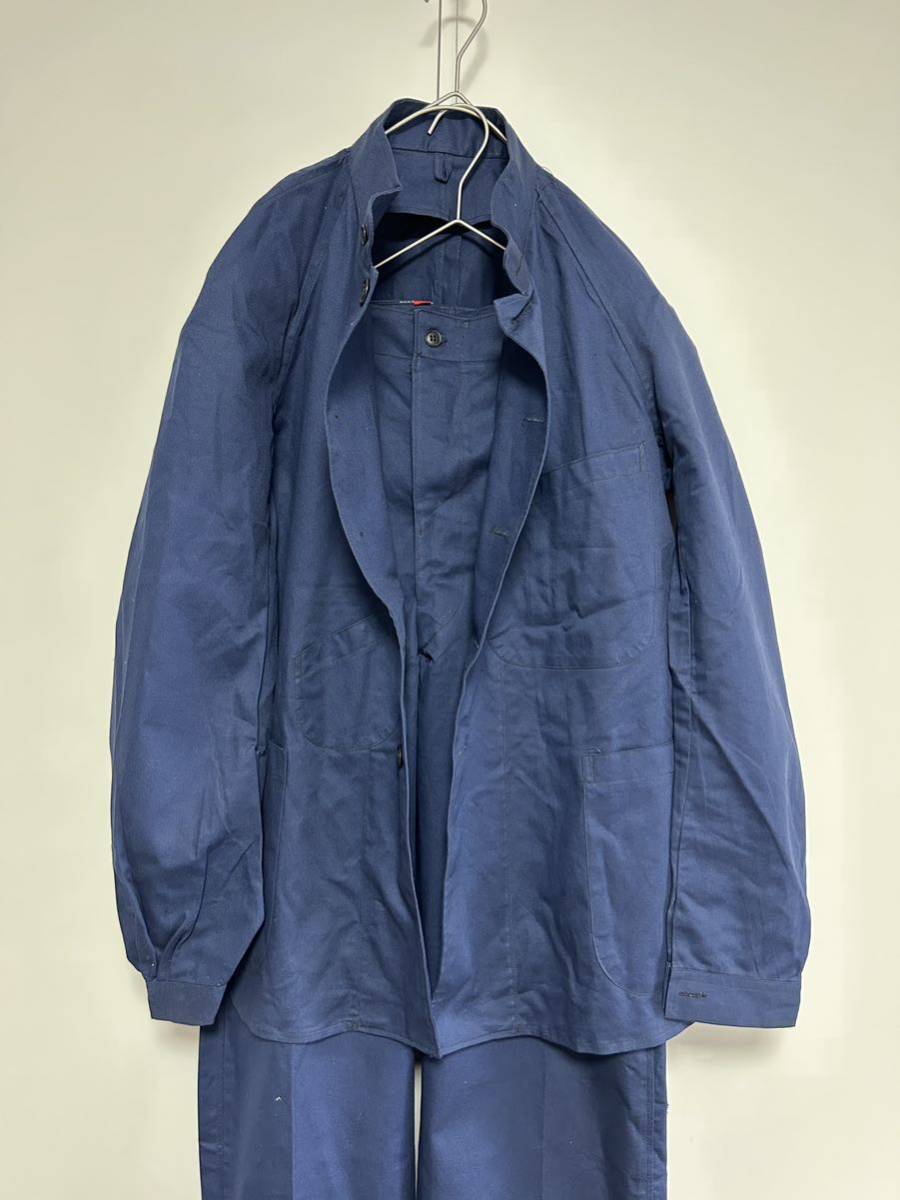 60s 日本国有鉄道 制服上下 並ニ 日東紡績 強力被服 カバーオール 