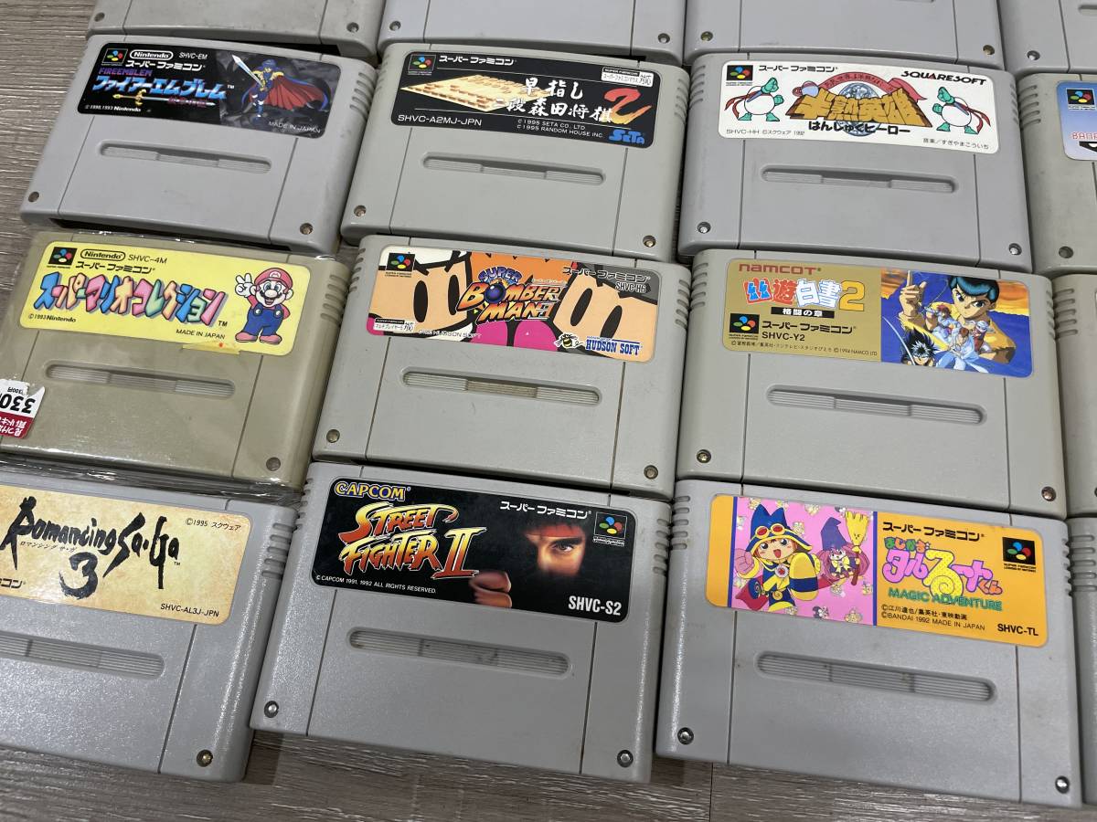 ☆ SFC ☆ スーパーファミコン ソフト 35本 まとめ売り 未チェック 