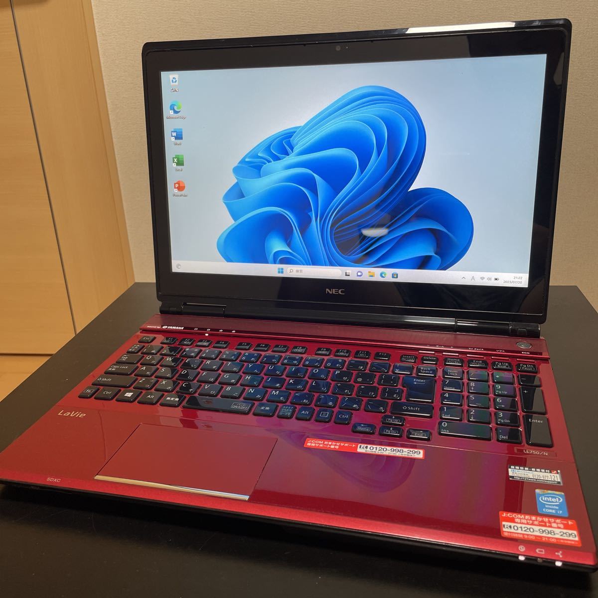 [タッチパネル+最強i7+メモリ16GB+新品SSD1TB+HDD1TB] NEC Lavie LL750/N core i7-4700MQ/Win11/office2021/Blu-Ray/新品バッテリー！！⑤