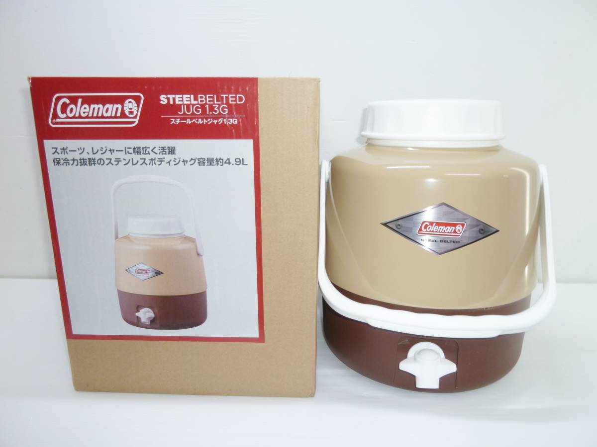 N6516tb 1円売り切りセール 未使用 Coleman/コールマン スチールベルトジャグ 1.3G 2000038472