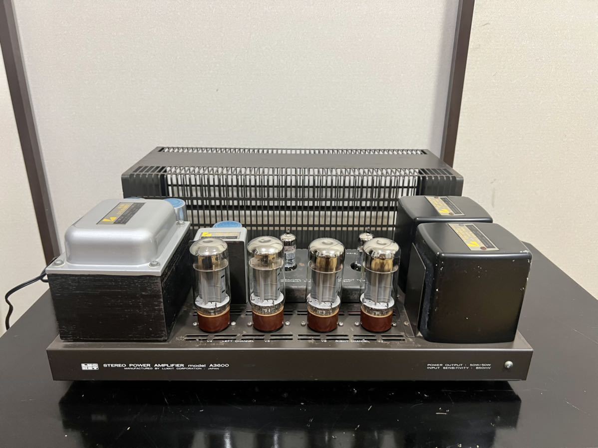 LUXMAN LUXKIT A3600 ! 6L6 P.P真空管パワーアンプ ! 動作品! 1台