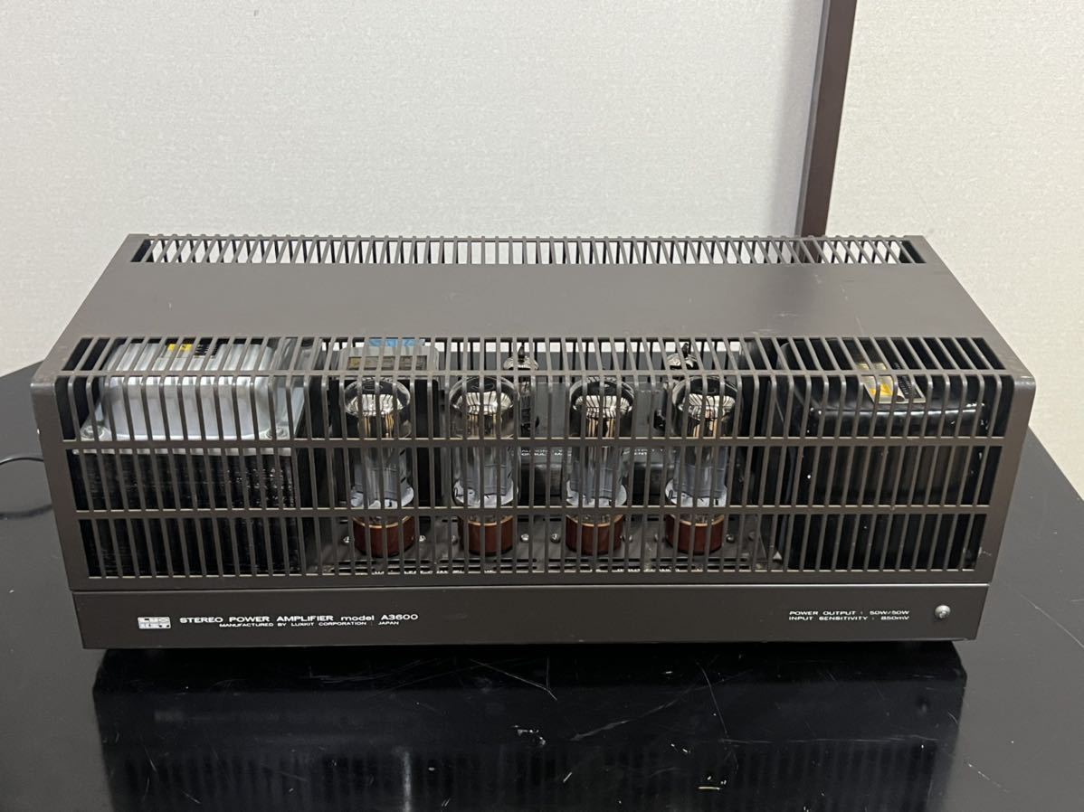 LUXMAN LUXKIT A3600 ! 6L6 P.P真空管パワーアンプ ! 動作品! 1台