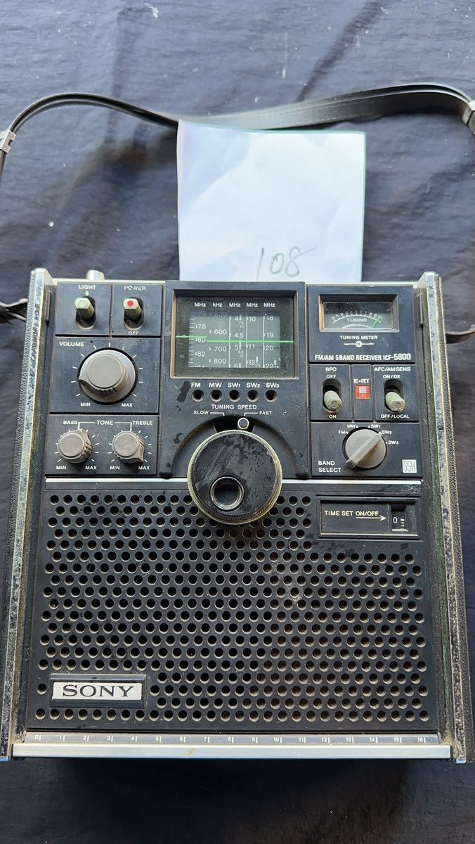 SONY ICF-5800 ジャンク ICF-5800 SONY オーディオ機器 ICF-5900 M8985