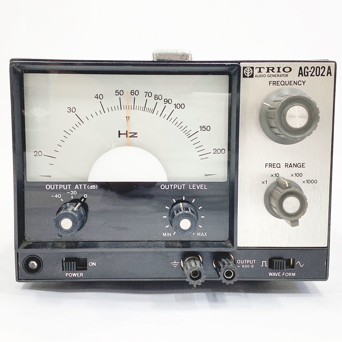 TRIO AG-202A オーディオジェネレーター 発振器 通電確認済み TRIO KENWOOD AG-202A Audio NF Audio Signal Generator | eBay