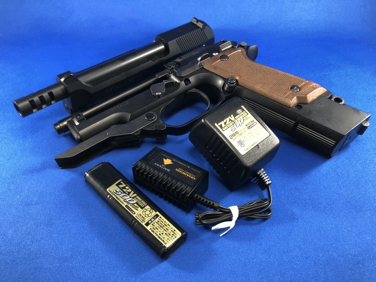 稼働品!!】東京マルイ・ベレッタ M93R・18歳以上電動ガン・バッテリー