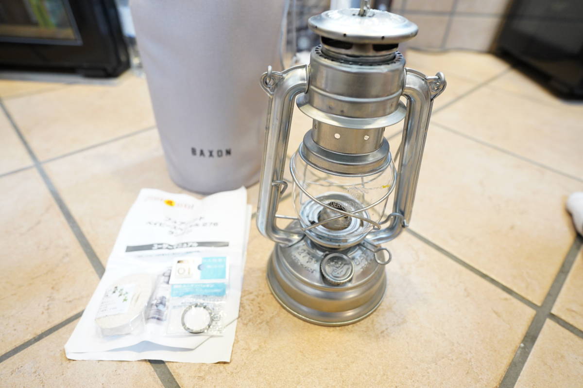 FEUER HAND フュアハンド ランタン　ベイビースペシャル276　シルバー　美品　ケース付き