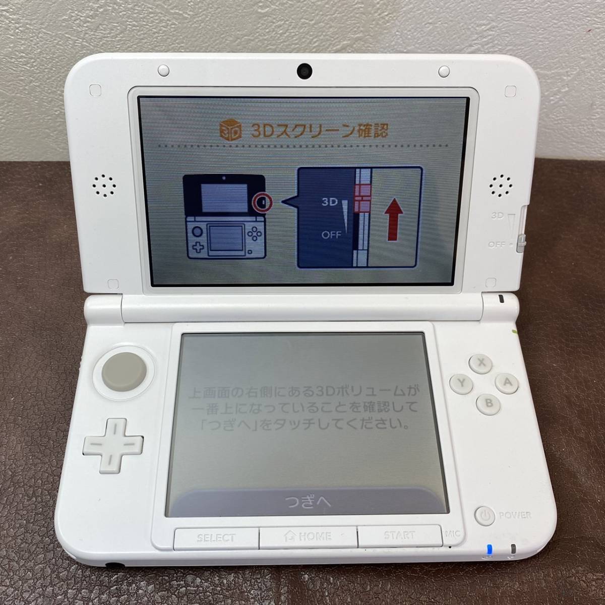 ○【MH-4710】中古美品 任天堂 ニンテンドー3DS LL SPR-001 ホワイト  