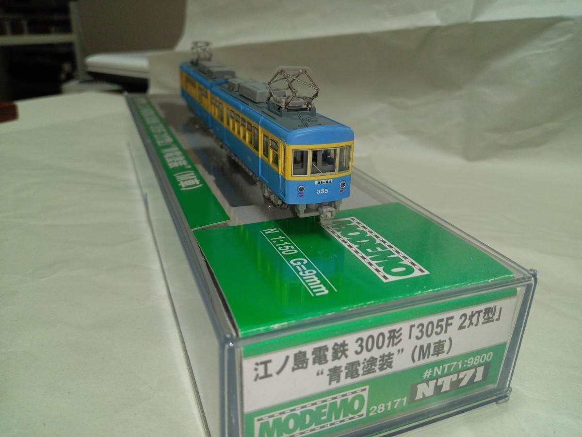 希少 MODEMO モデモ NT71 江ノ島電鉄 300形 「305F 2灯型