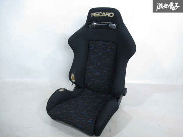 売り切り RECARO レカロ SR-2 汎用品 セミバケットシート セミバケ シート ルマンカラー 底止め両側ダイヤル 1脚 即納 棚N-1