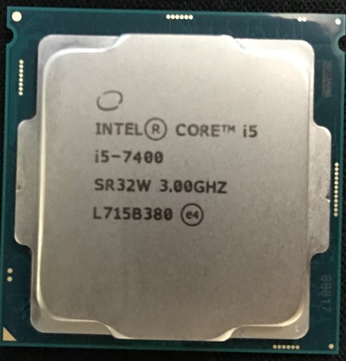 Intel Core i5-7400 動作確認済